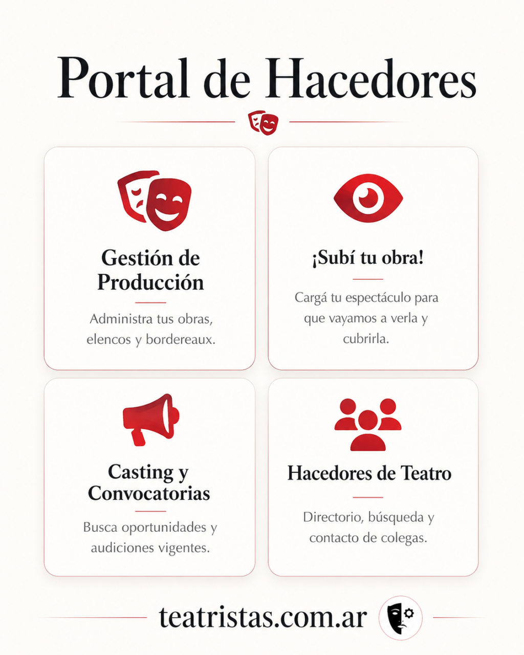 Portal de Hacedores de teatro